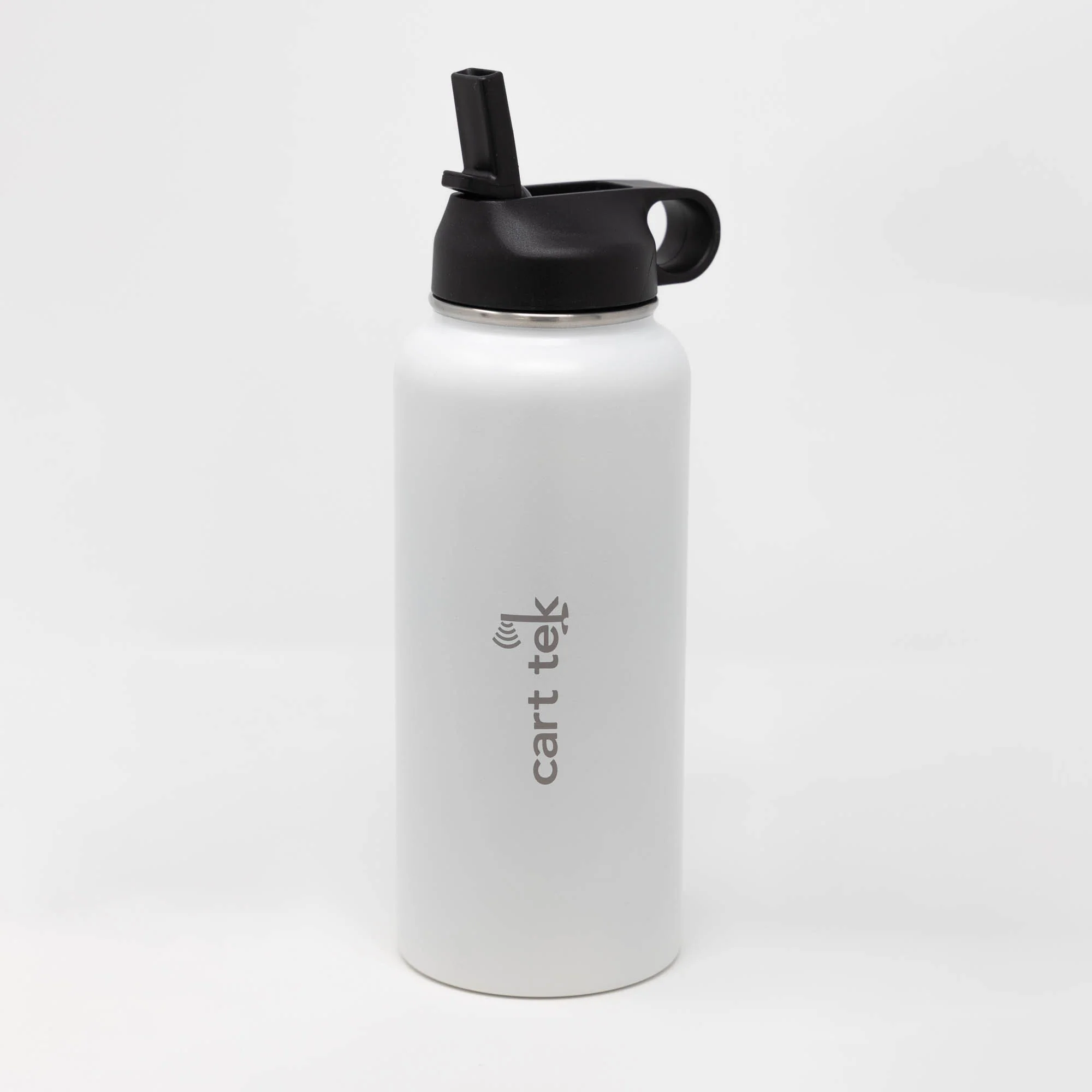 White Cart Tek 32 Oz Thermos Cup Water Bottle and XL Drink Holder Combo - Image 8